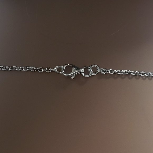 Vintage Garnet Necklace in 925 Silver - Picture 5 of 7